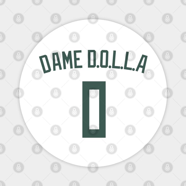 Dame Dolla Magnet by Buff Geeks Art